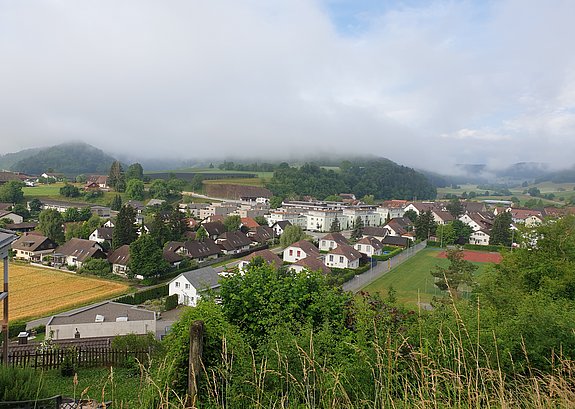Dorfansicht, Überbauung Schmittenbach